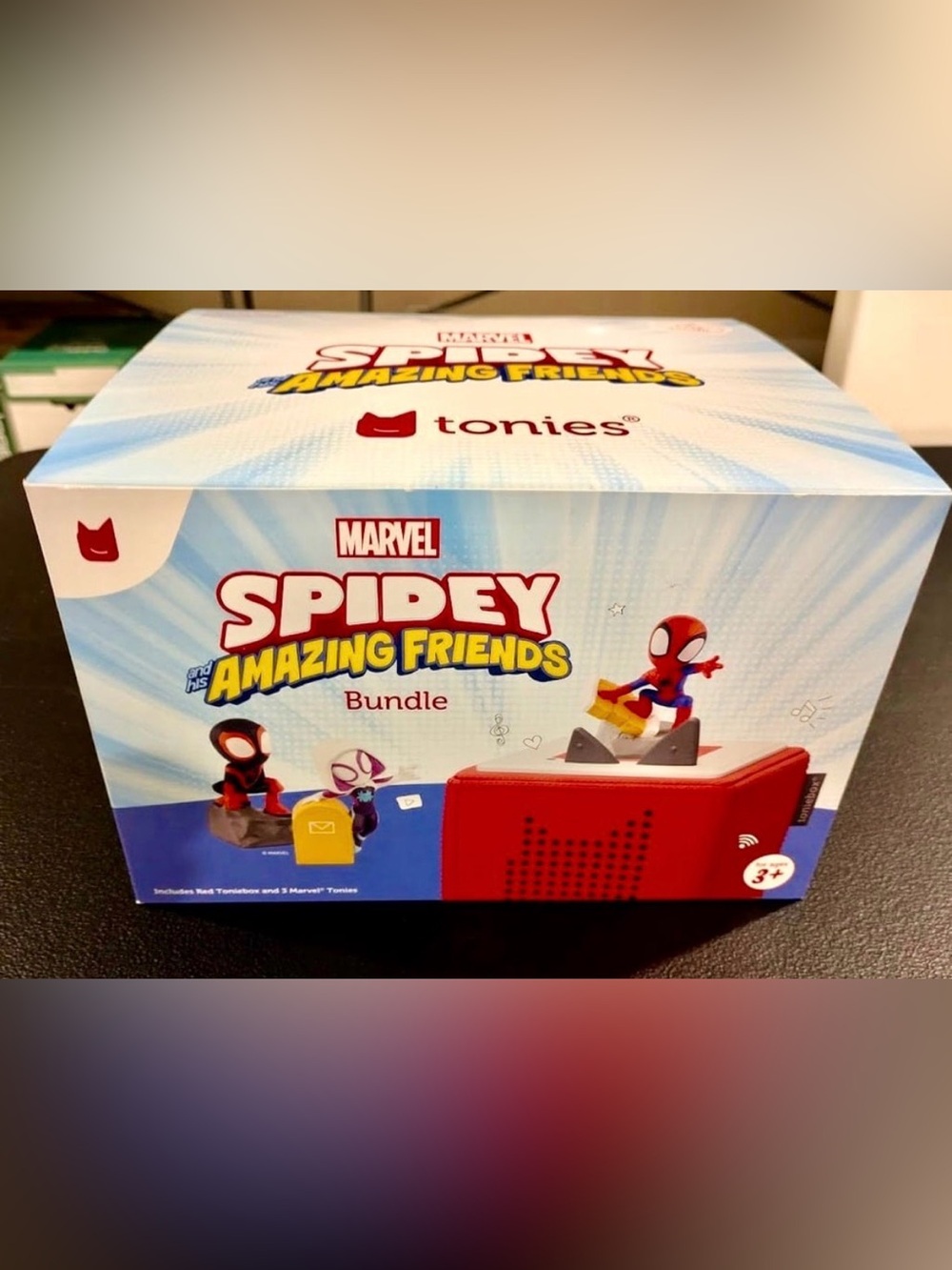 NEW SEALED Tonies Spidey & His Amazing Friends Bundle | Toniebox Collection